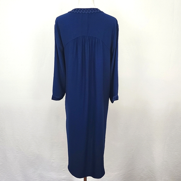 NWT Johnny Was Calme Hi-Lo Weekend Tunic Dress Small Indigo Blue - Picture 6 of 10